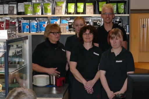 Das Team des Café Marie