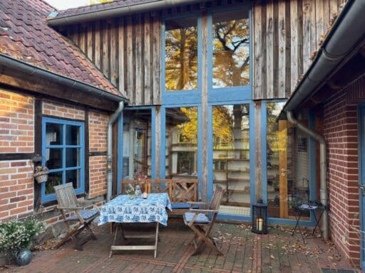 Sitzpaltz direkt am Ferienhaus