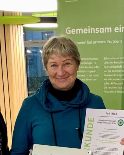 Jutta Staggenborg als Partnerin des Biosphärenreservates