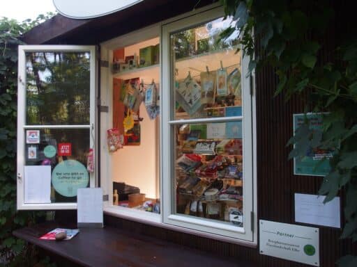 Open window in our kiosk