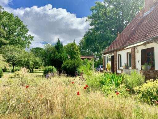 Ferienhaus mit großem Garten