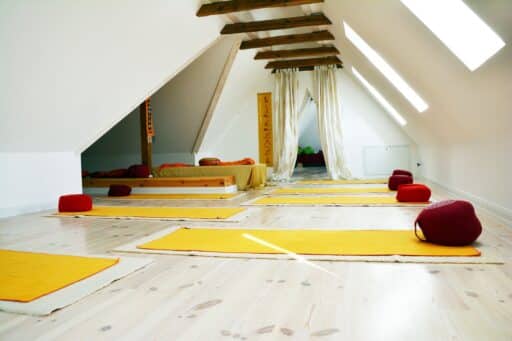 Neu auf Gut Gösslow ist unser Yogastudio