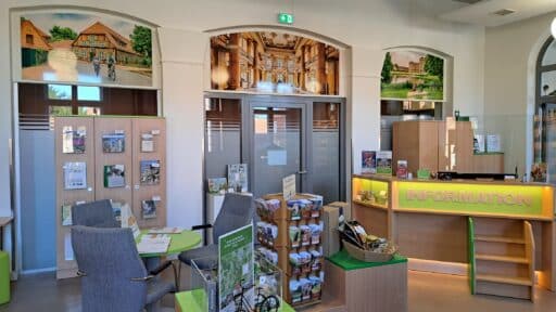 Die neu gestaltete Ludwigslust-Information