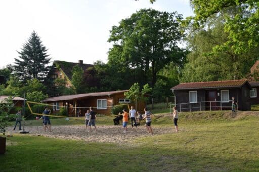 Volleyball wird gerne gespielt