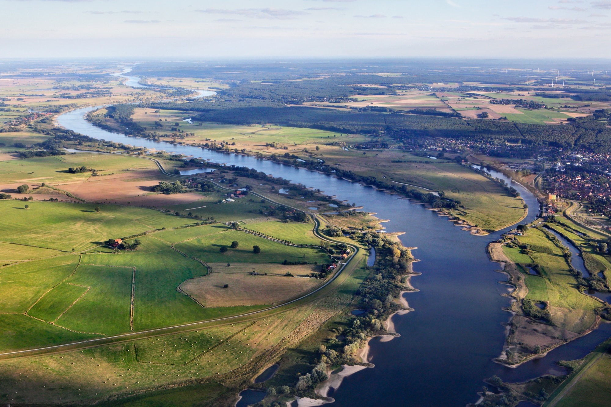 Biosph renreservatsidee Flusslandschaft Elbe